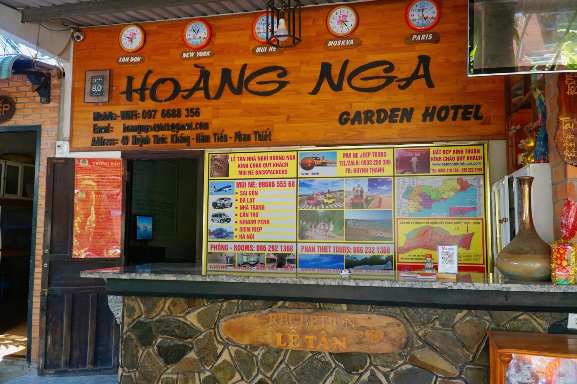 Hoang Nga Garden Guesthouse Mui Ne Exteriör bild